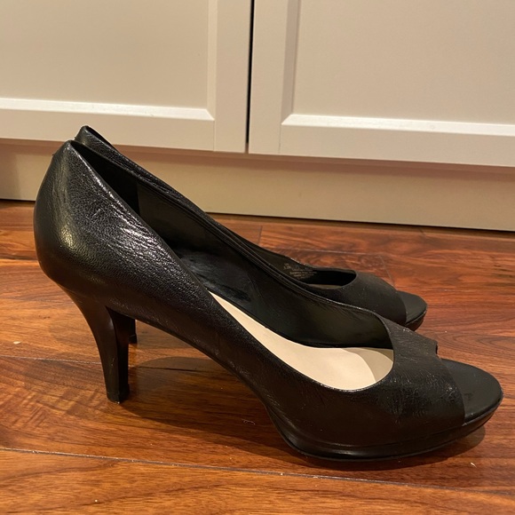 Franco Sarto Open Toe Heels - Picture 3 of 5